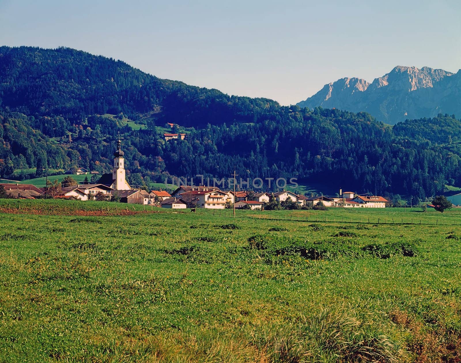 Village in mountains of Tirol in Austria