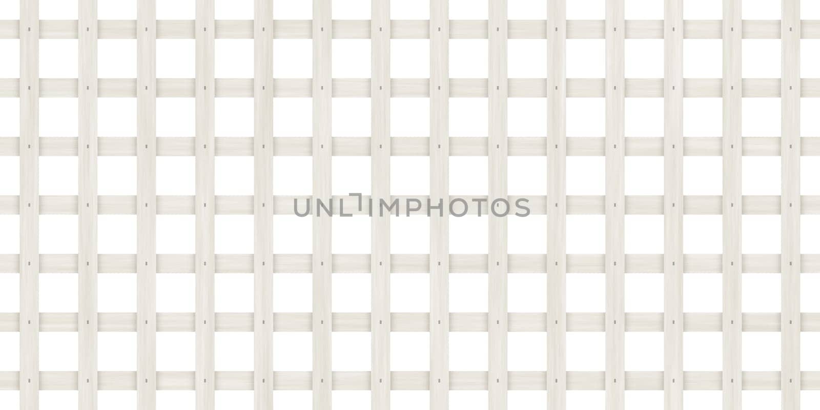 Seamless Isolated Light Wood Lattice Background. Decorative Outdoor Exterior Backdrop.