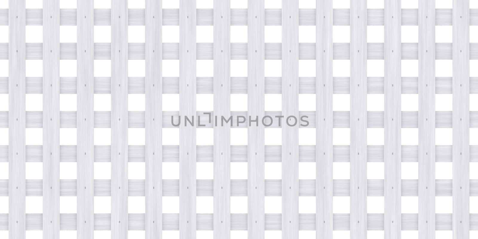 Light Grey Seamless Wood Lattice Background. Diagonal Wooden Planks Fence Panel Texture. Decorative Outdoor Exterior Backdrop.