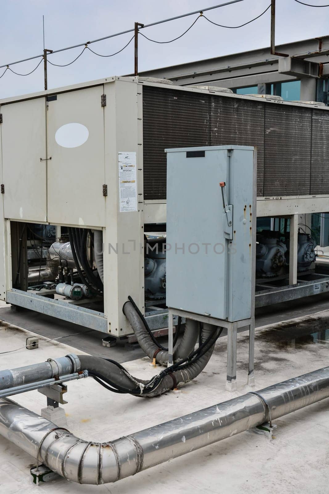 Plumbing for HVAC Air Conditioner