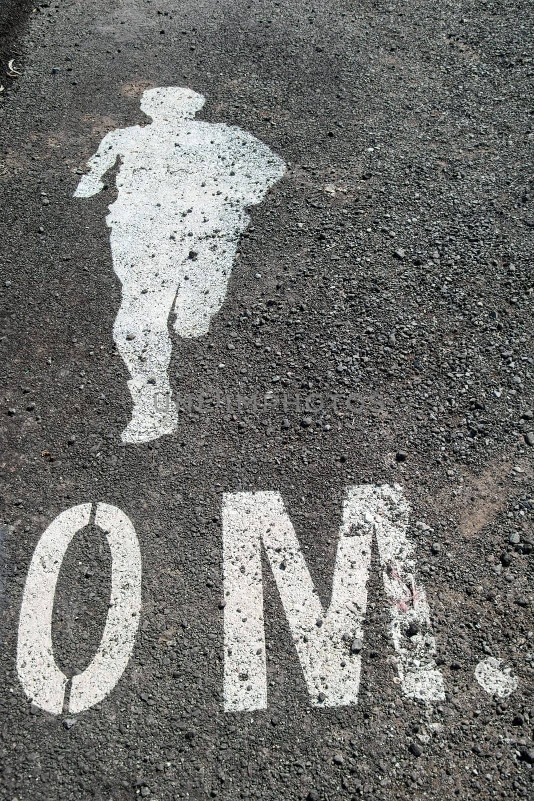 Running way Symbol Healthy Lifestyle