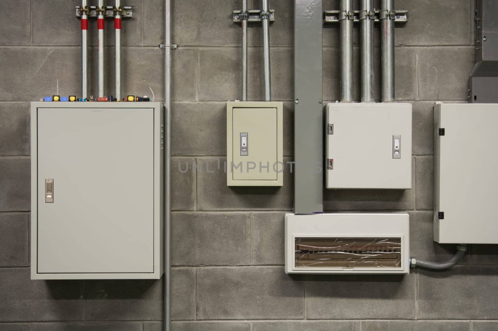 power supply boards on the wall