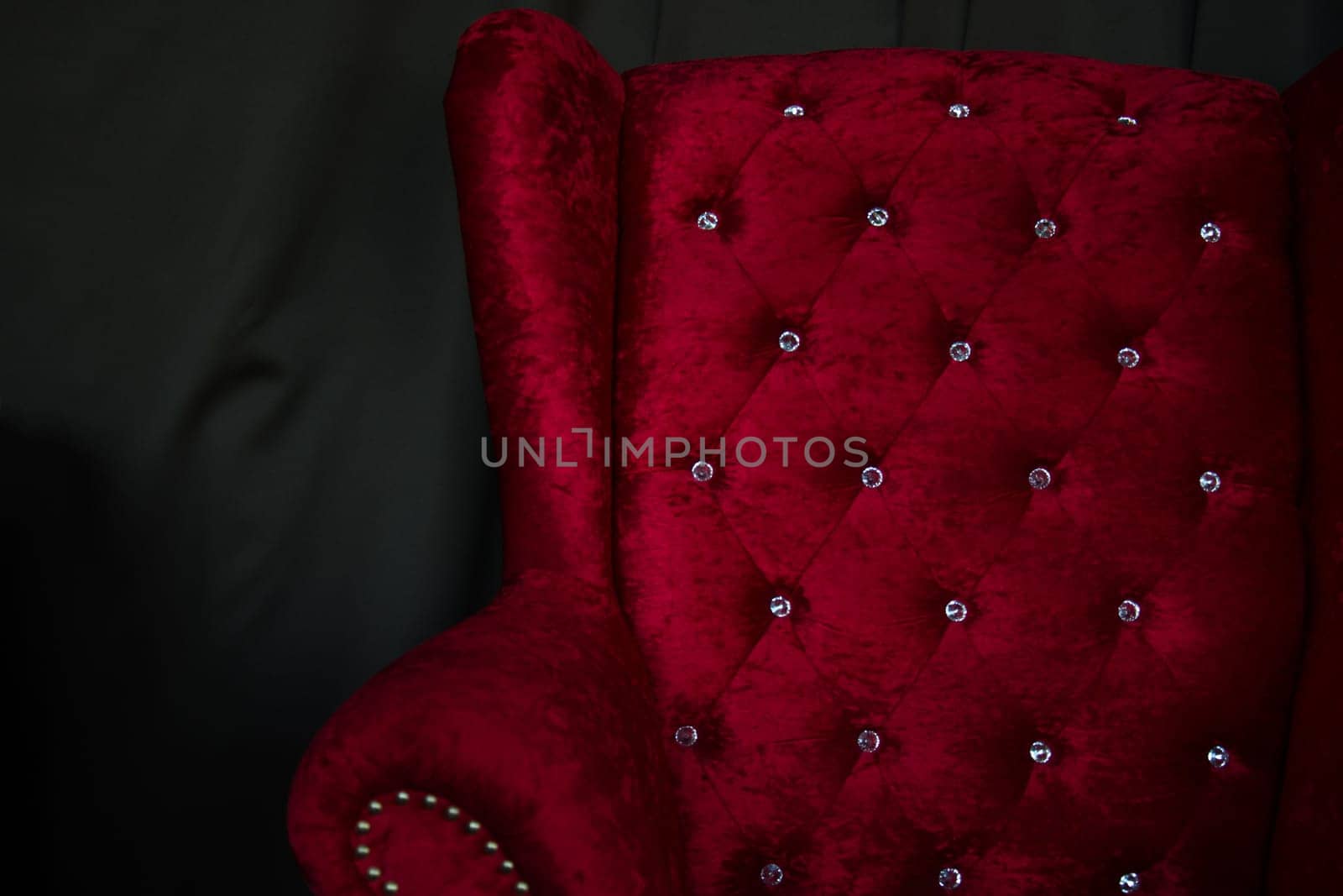 red stylish fabric