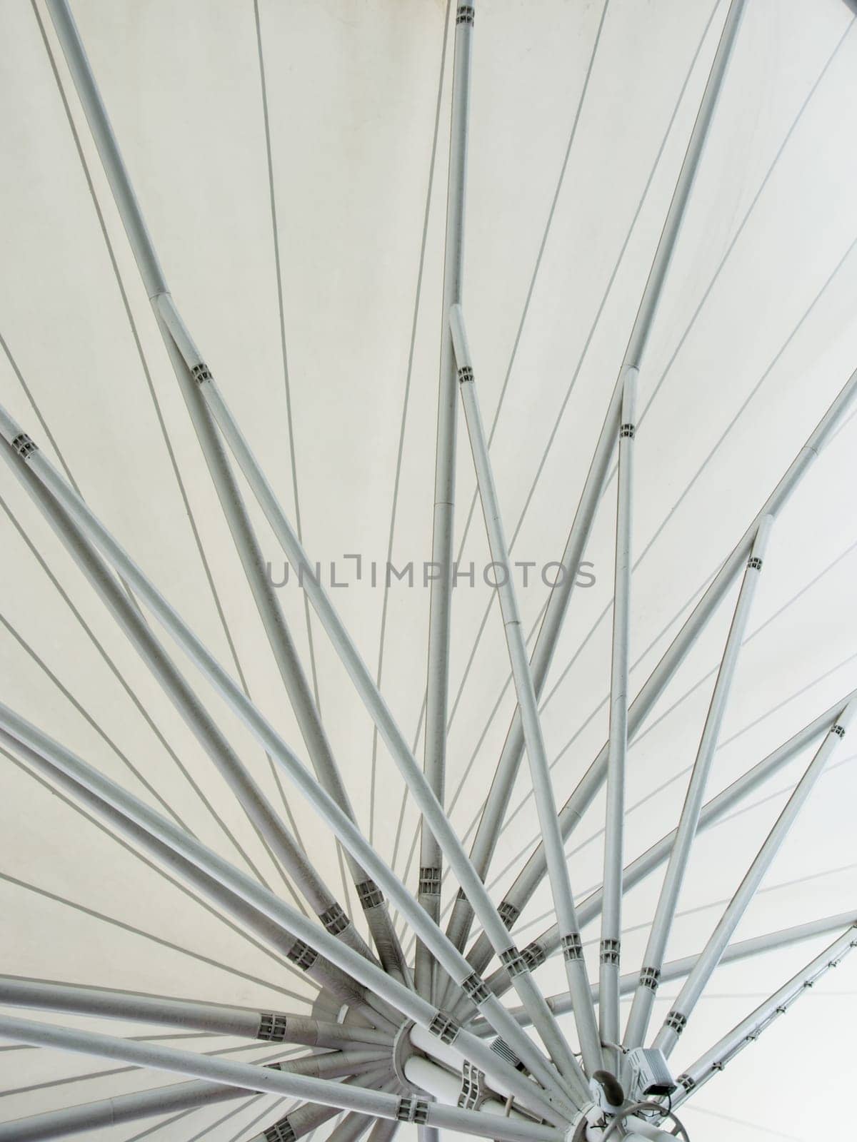 abstract modern station building structure