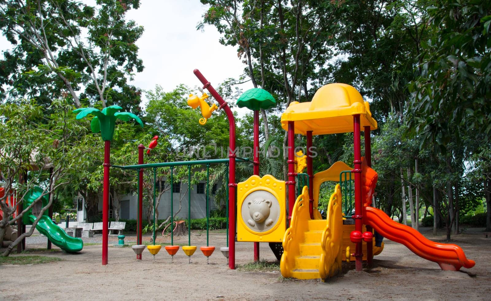 Children's playground at public park