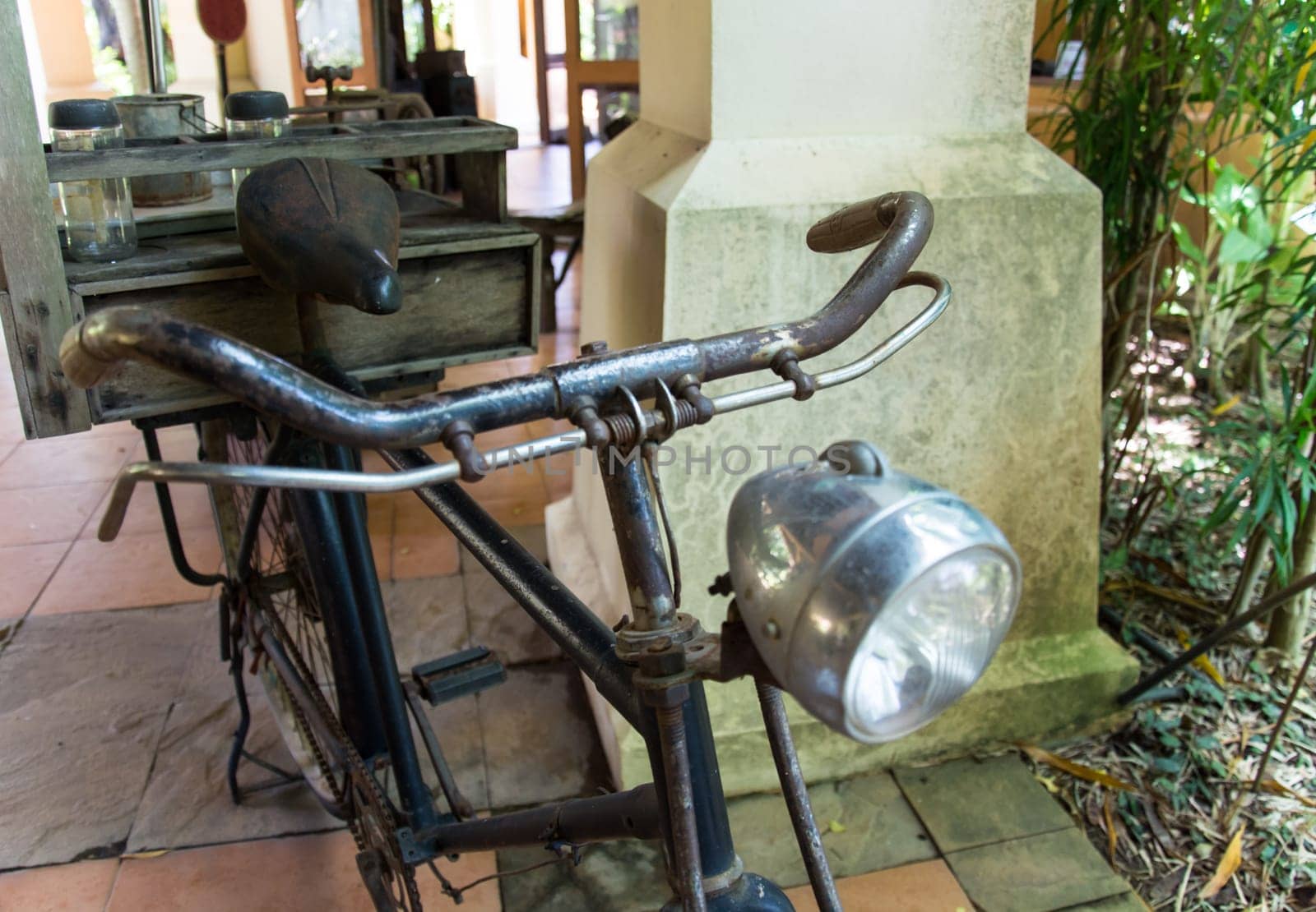 Old antique vintage bicycle - vintage effect style pictures
