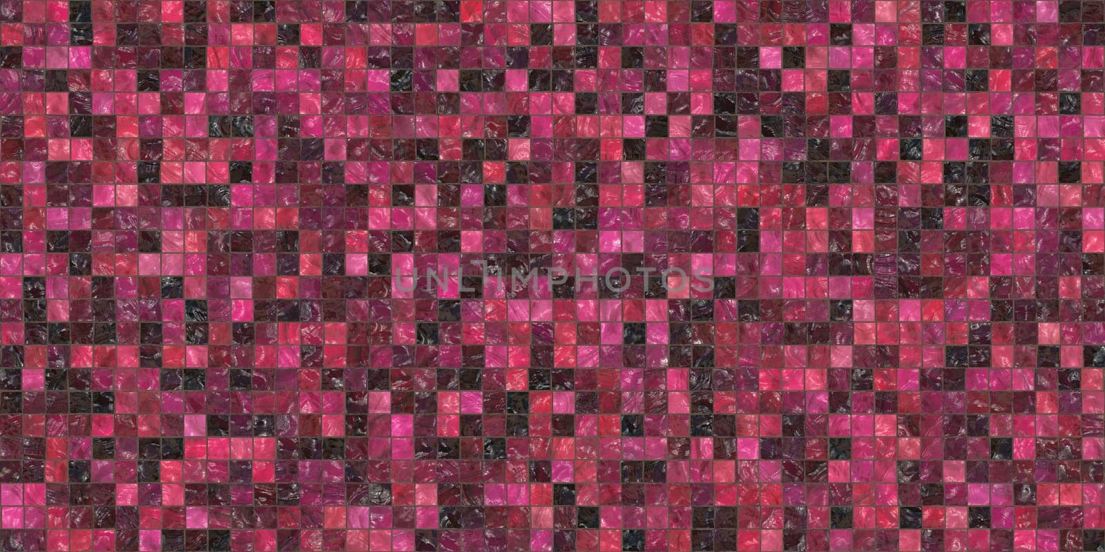 Magenta Modern Tiled Ceramic Mosaic Tiles Material Texture. Good for Interior Design