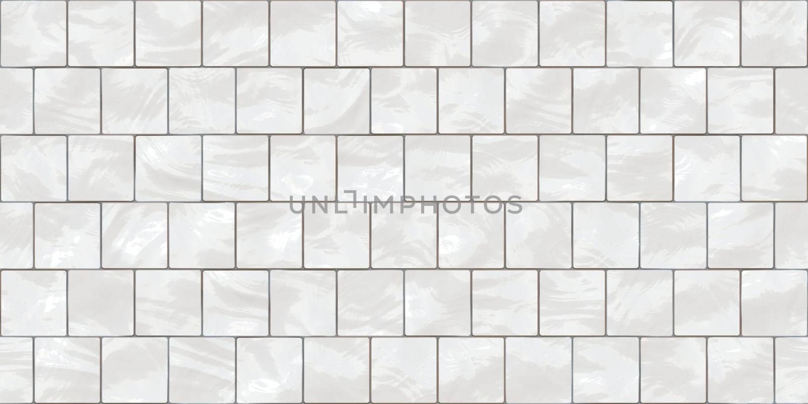 White Modern Tiled Ceramic Mosaic Tiles Material Texture. Good for Interior Design