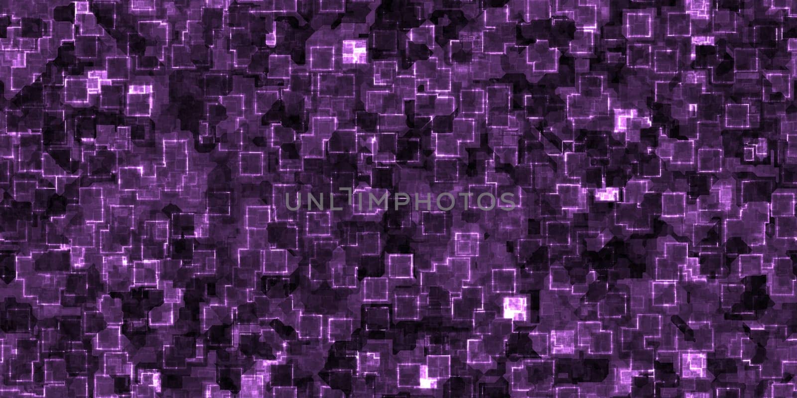 Purple cyberspace futuristic virtual background. Electrical digital lights pattern.
