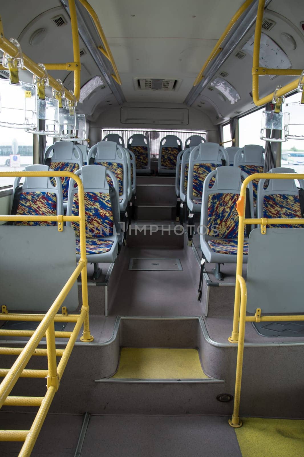 Interior of  bus