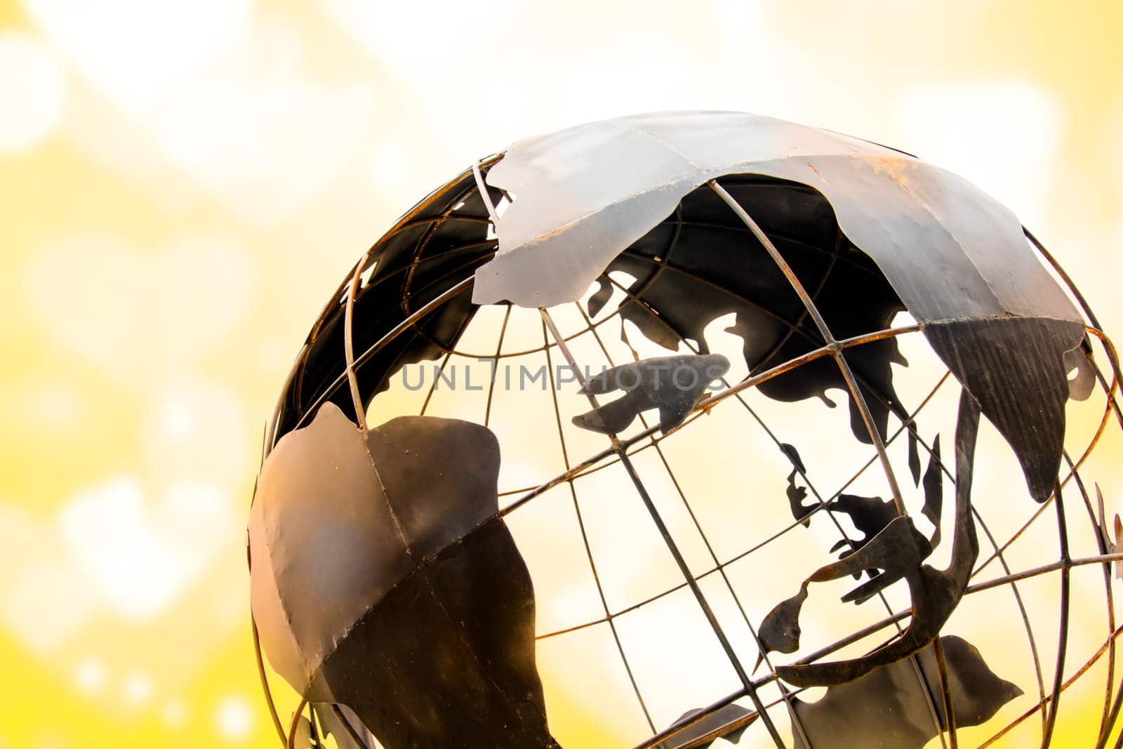 worldwide or global business in contemporary modern style