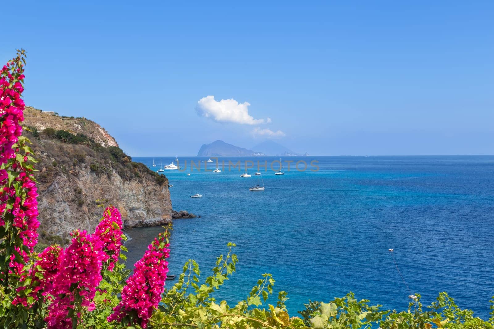 Volcano Stromboli Archipelago Eolie Sicily Italy