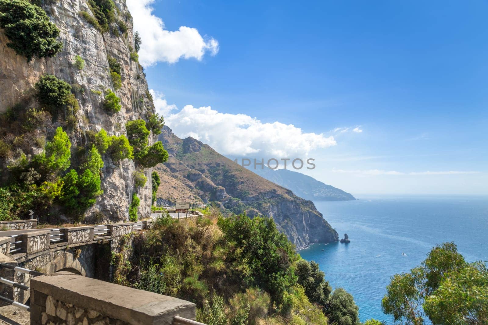 Amalfi Coast, Italy. Incredible road and landscape.