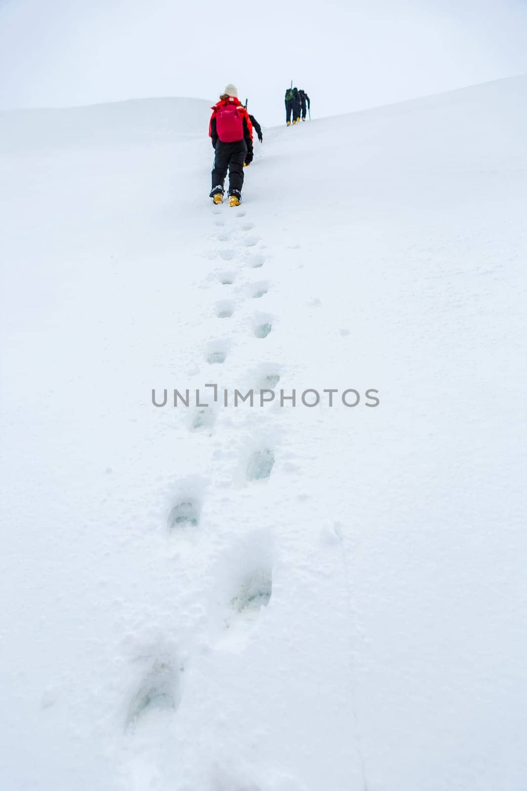 Beautiful landscape and scenery in Antarctica. Freezing