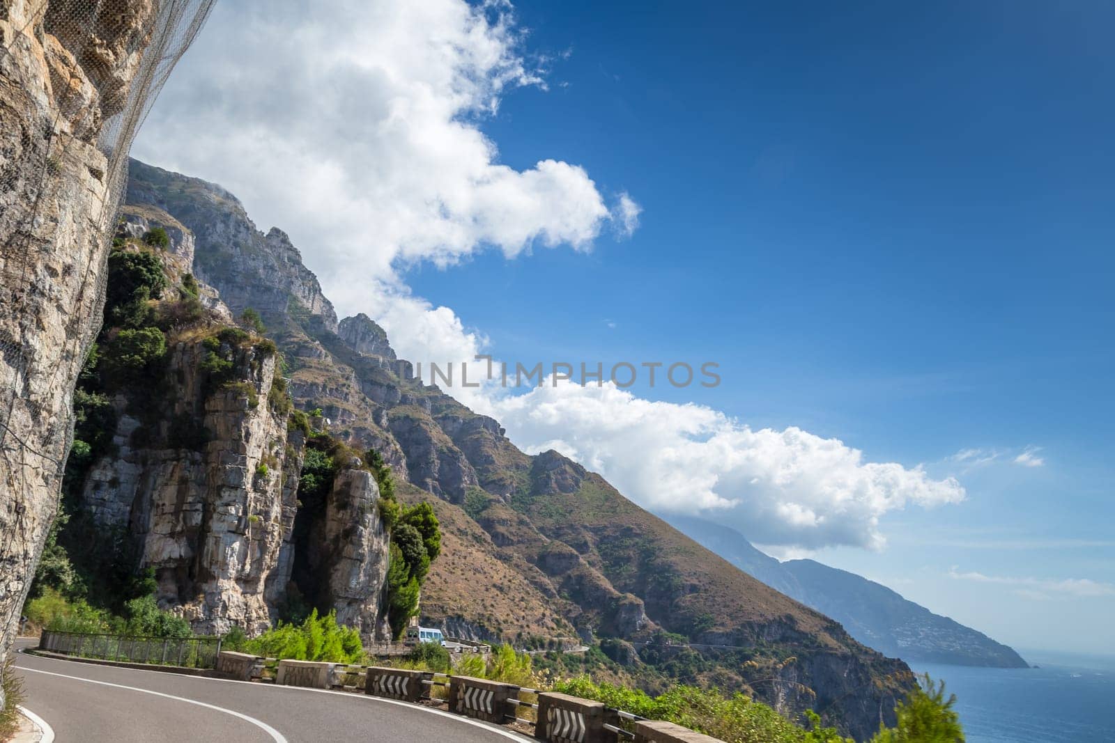 Amalfi Coast, Italy. Incredible road and landscape.