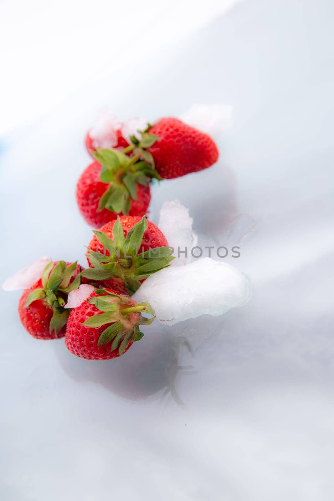 Strawberries in spring