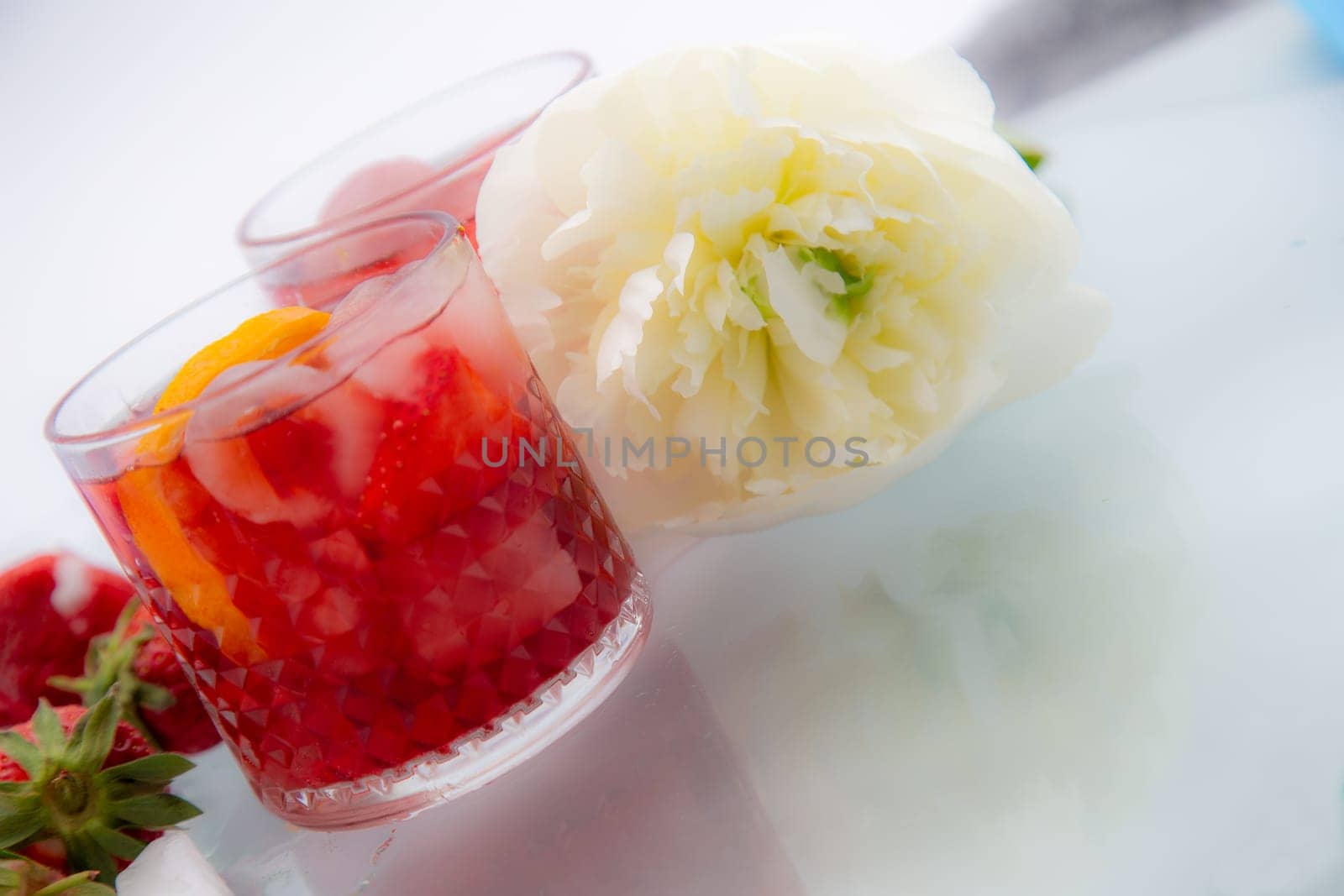 Strawberries in spring