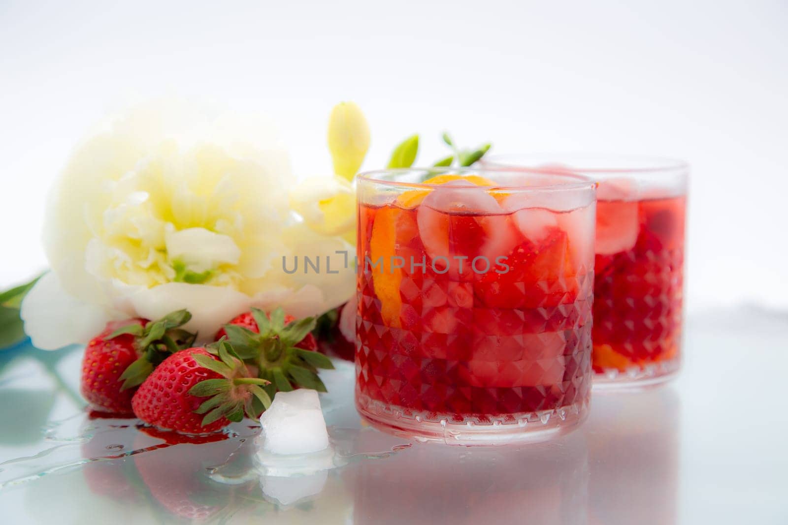 Strawberries in spring