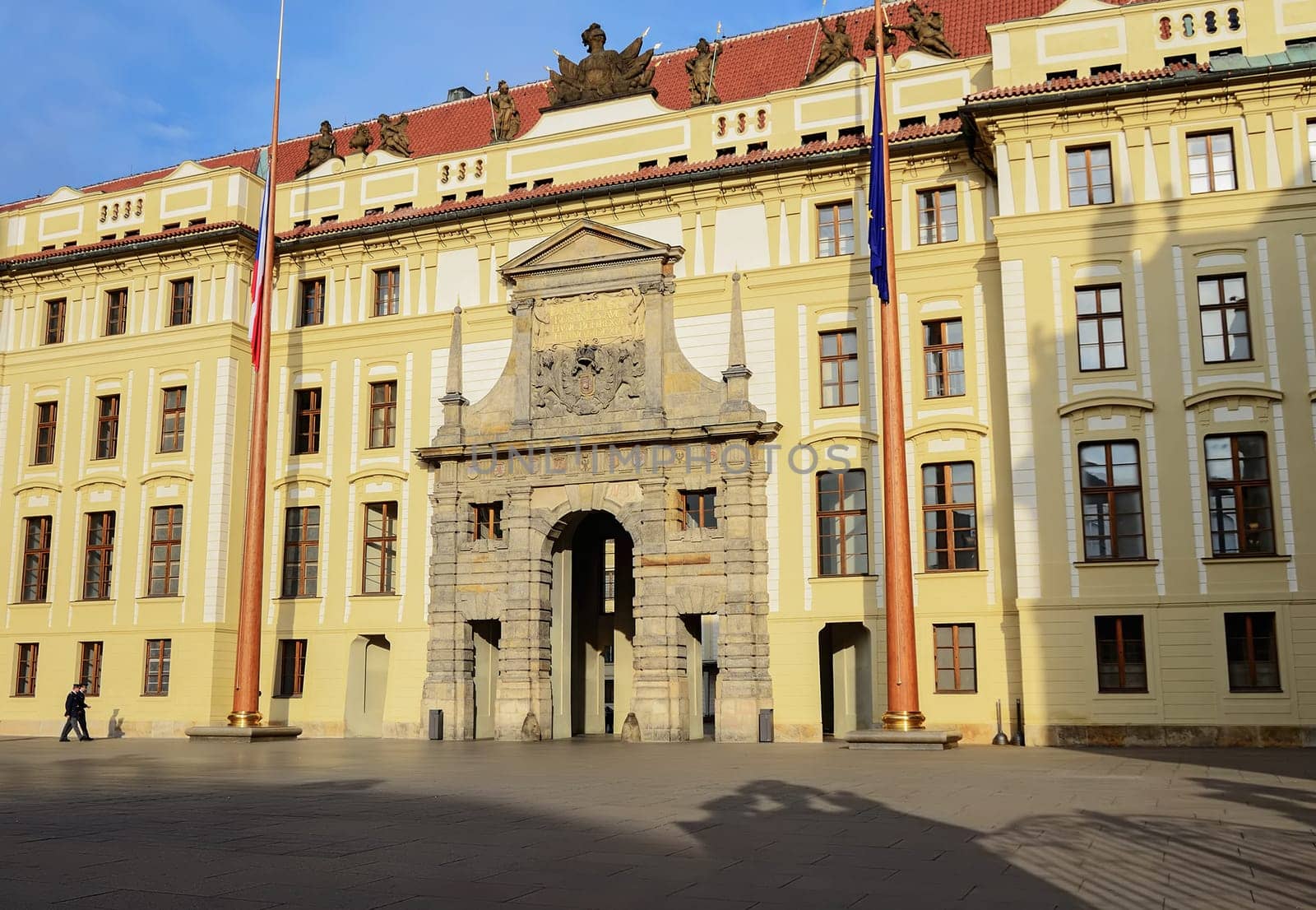 The Presidential Palace in Prague Castle, Czech Republic
