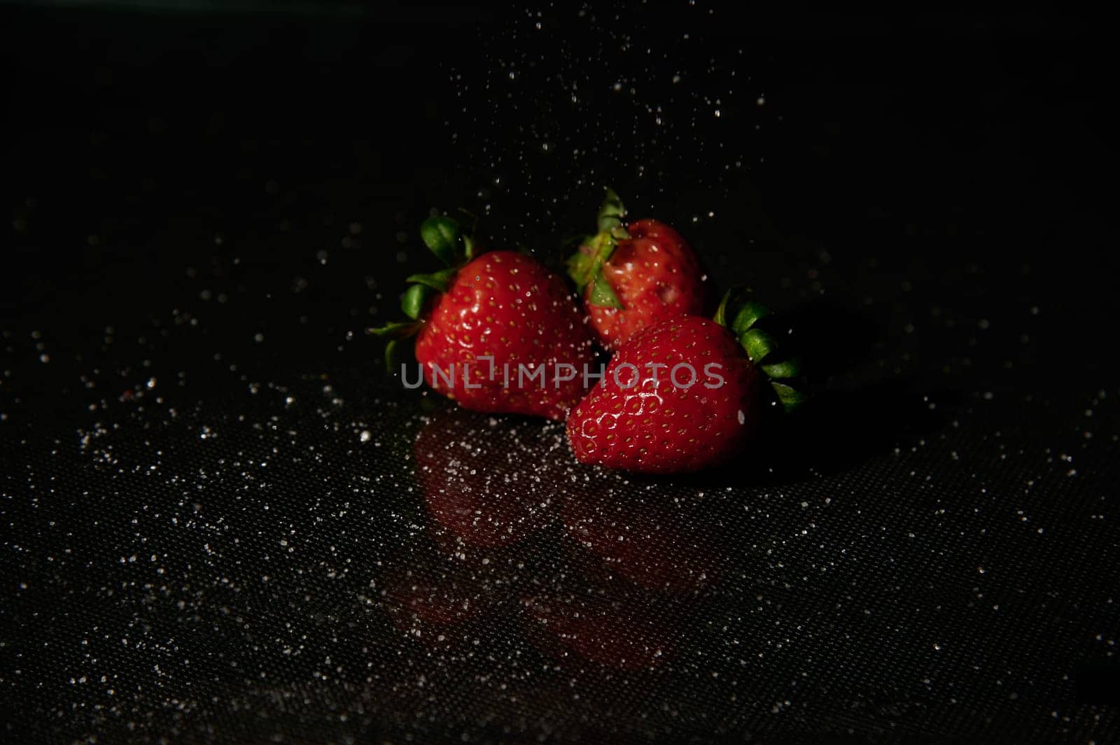 Strawberry set for breakfast or snack