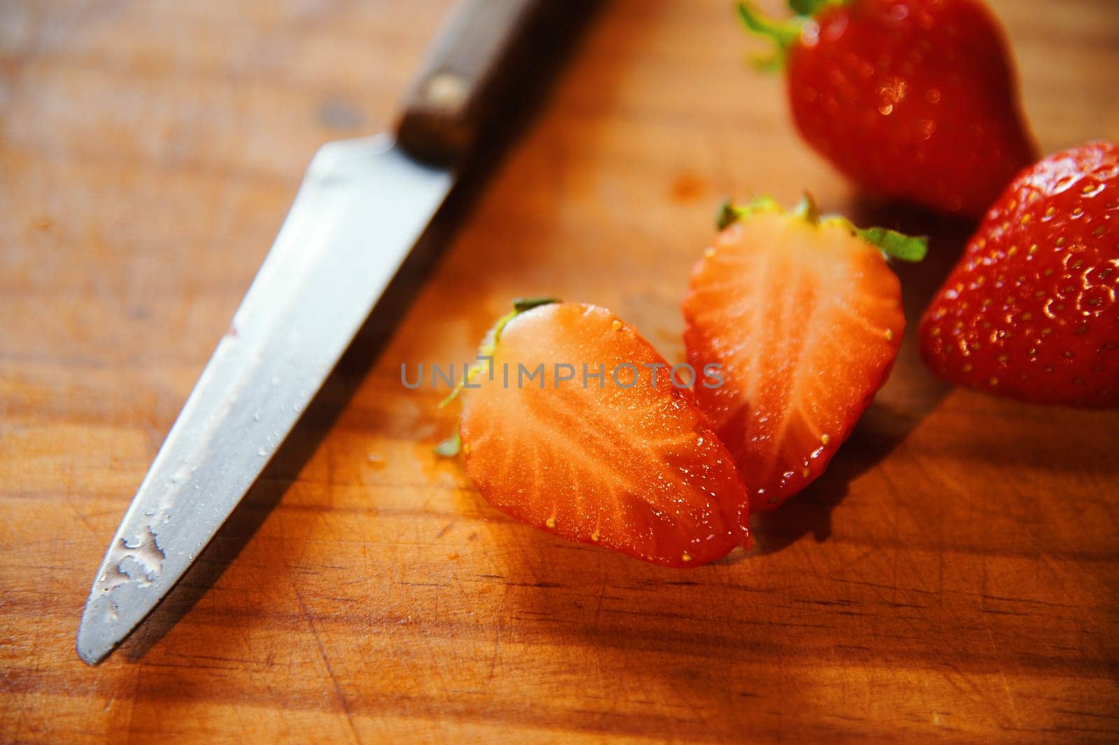 Strawberry set for breakfast or snack
