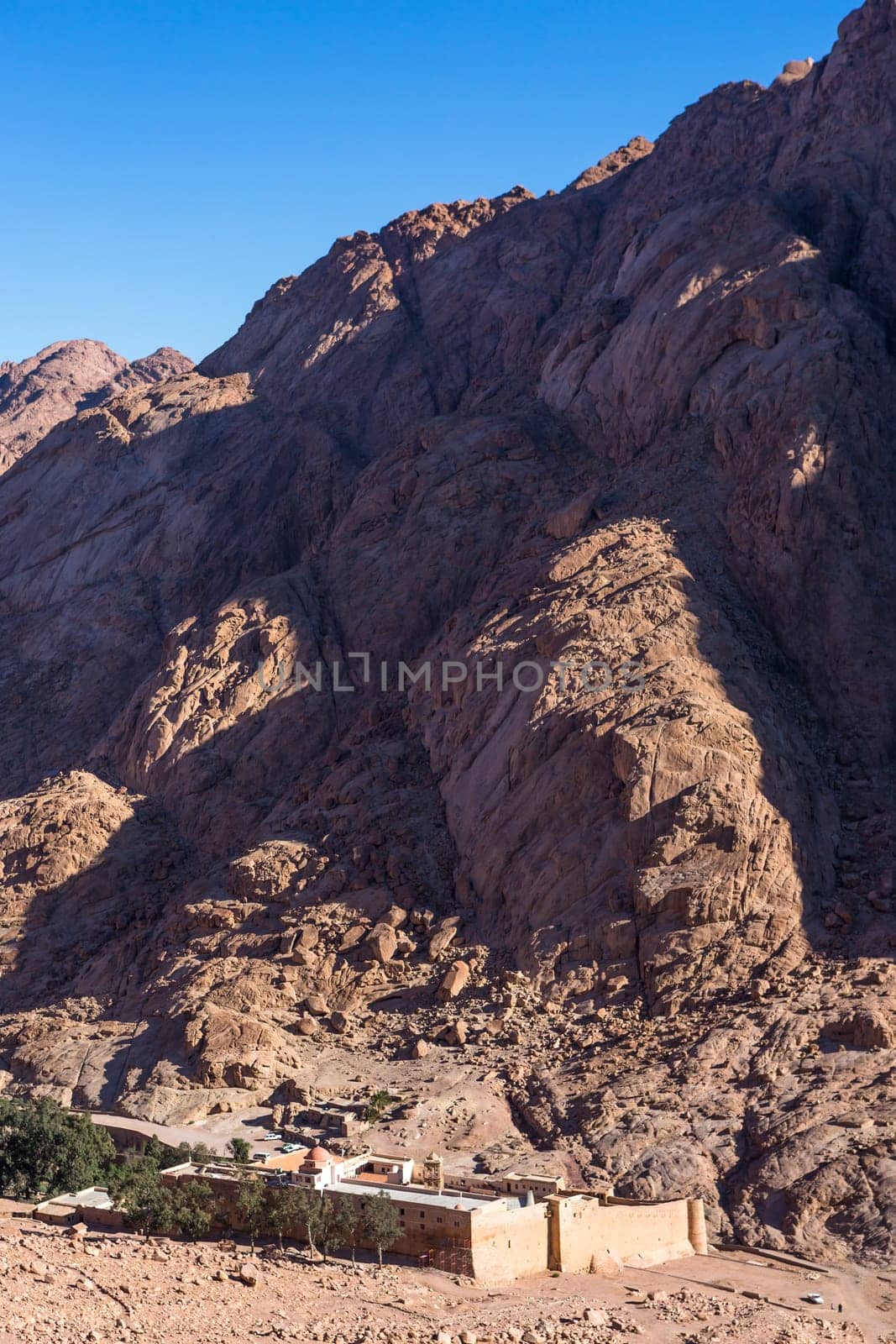 Mount Sinai, Mount Moses in Egypt. Africa.