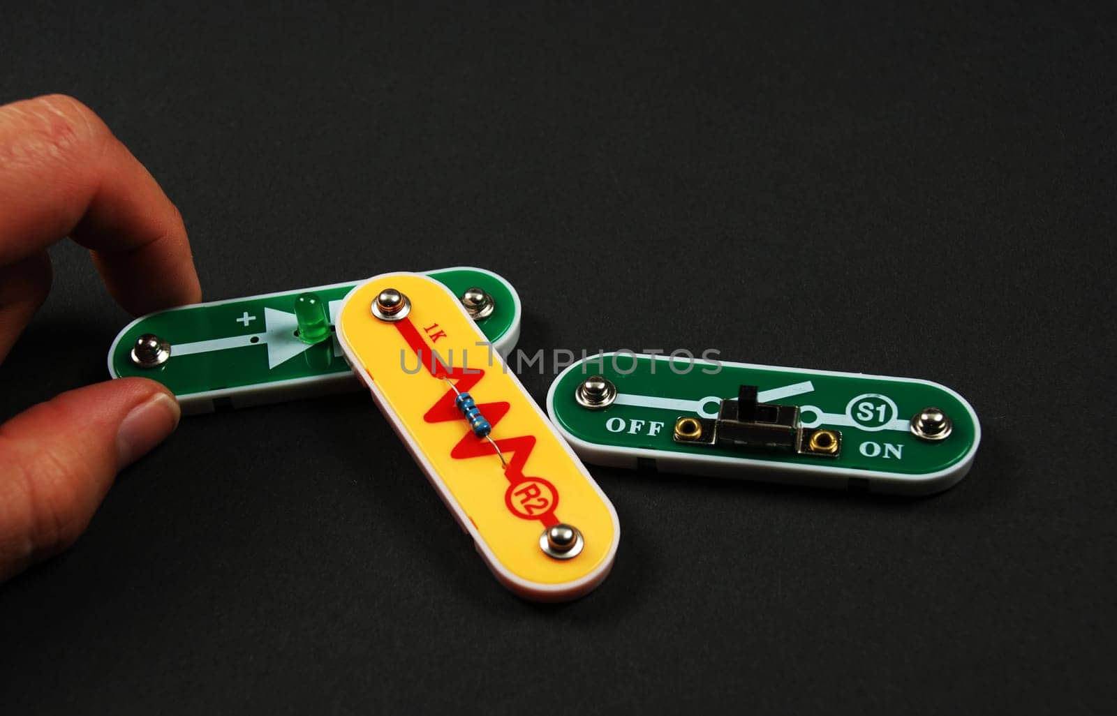 stock pictures of electronic components used to build circuits