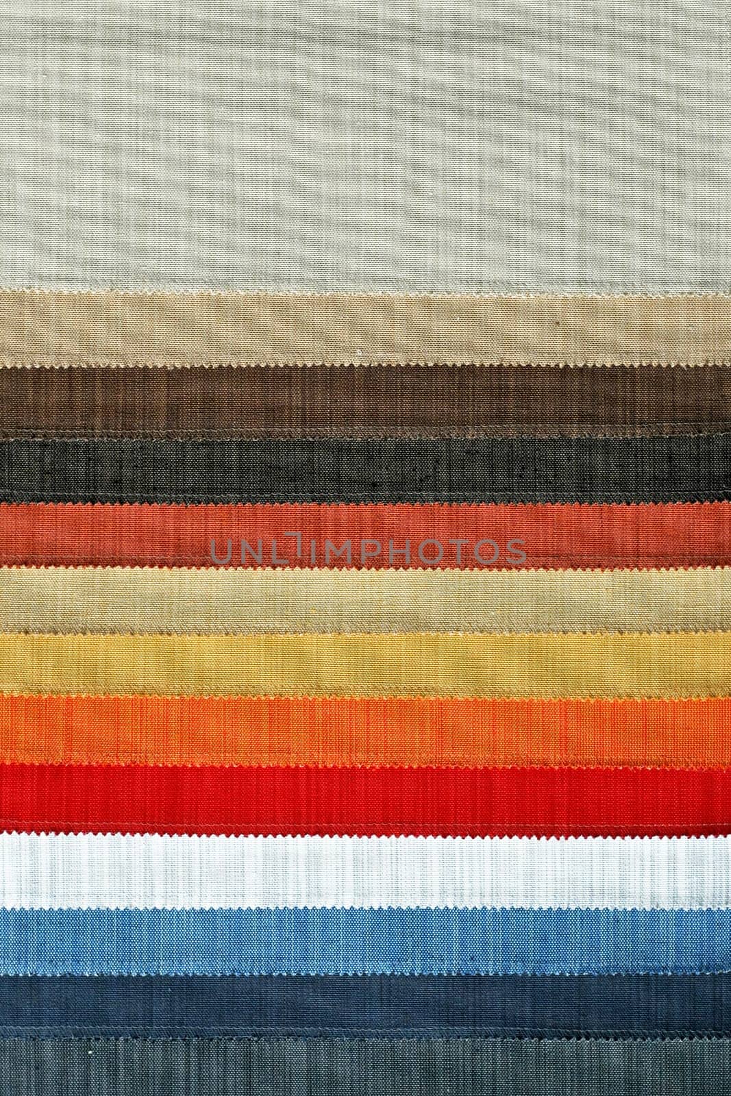 Decorative and fashion textile cloth color chart .