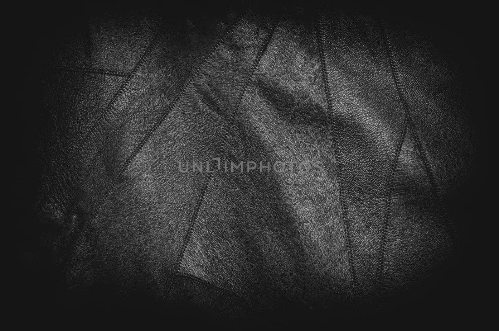 black leather background or texture