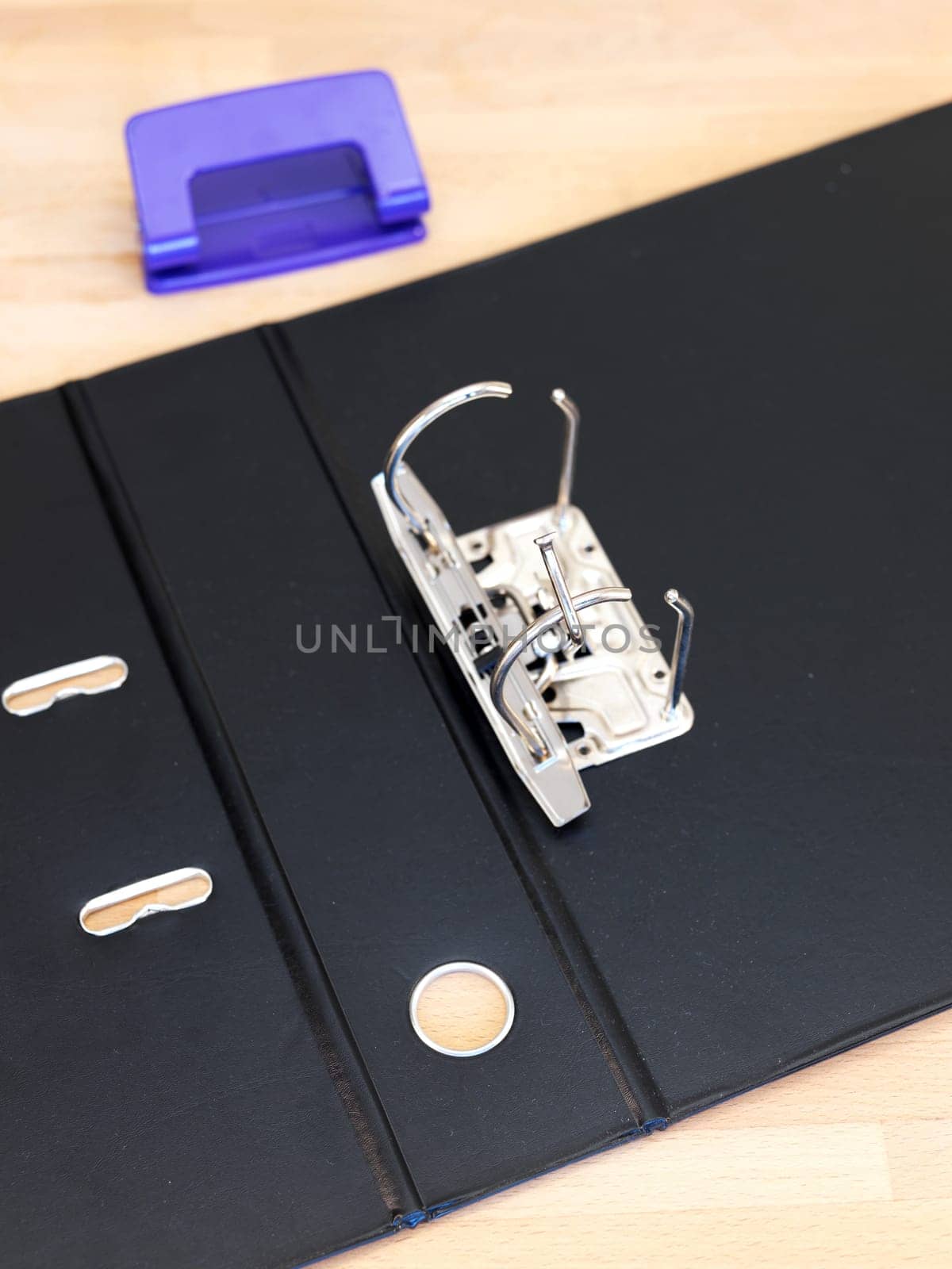 A close up shot of an A4 ring binder