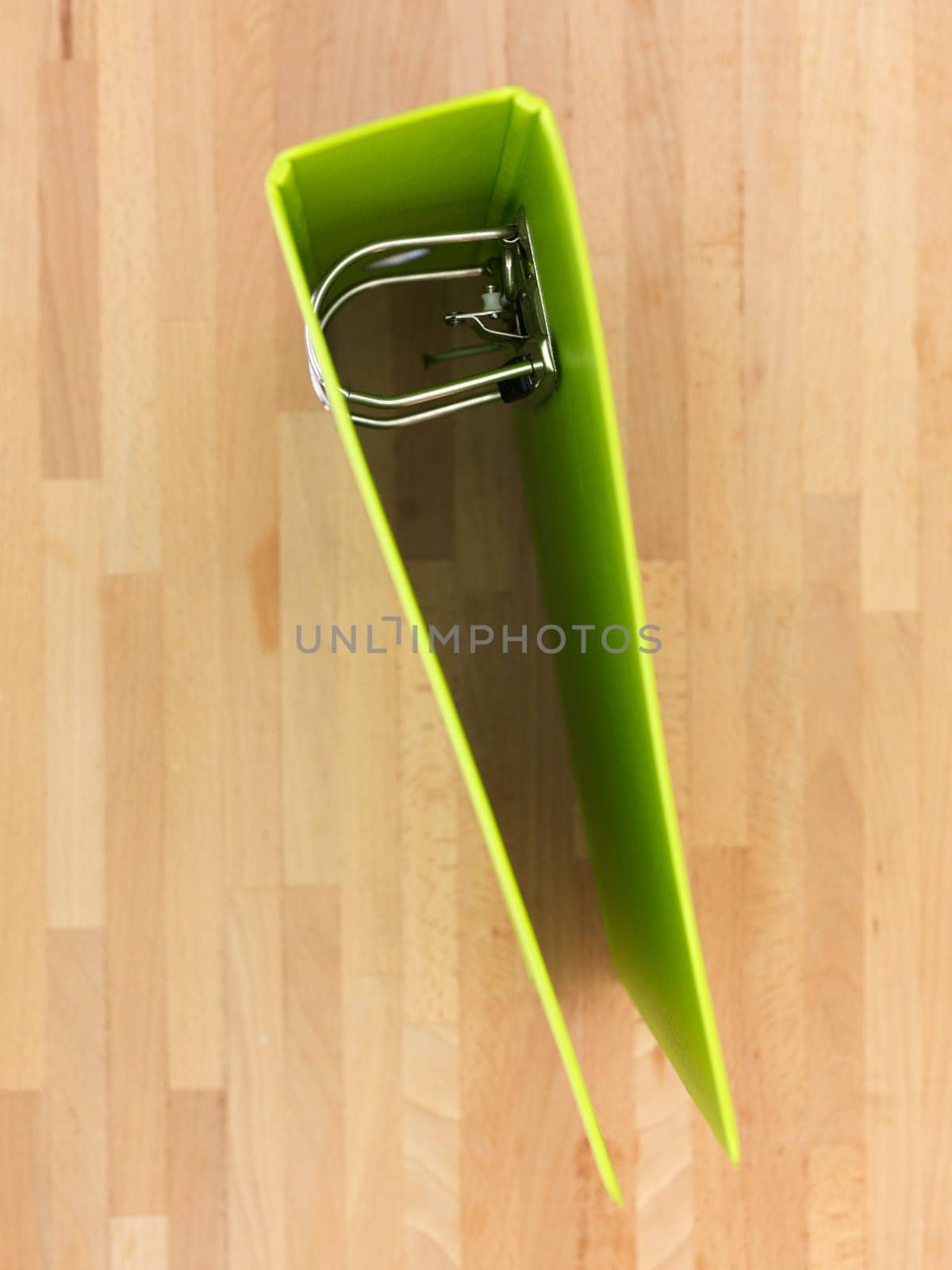 A close up shot of an A4 ring binder