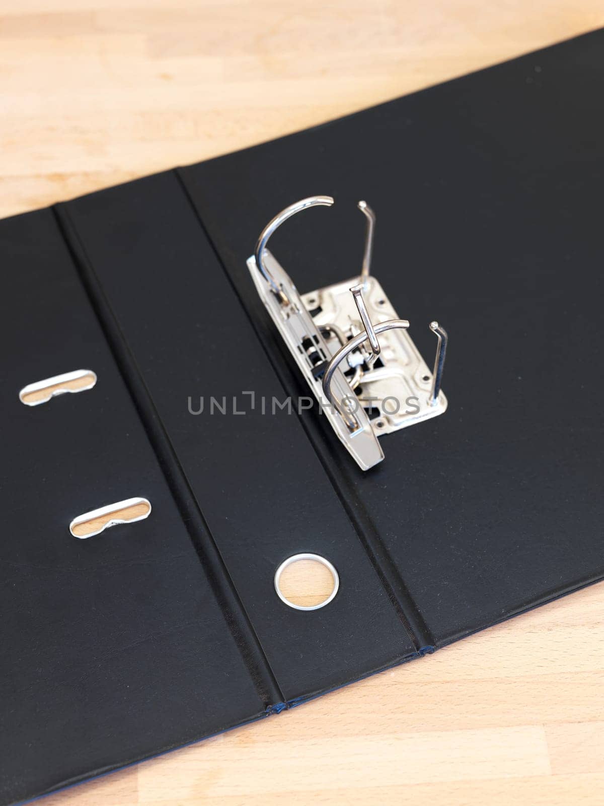 A close up shot of an A4 ring binder
