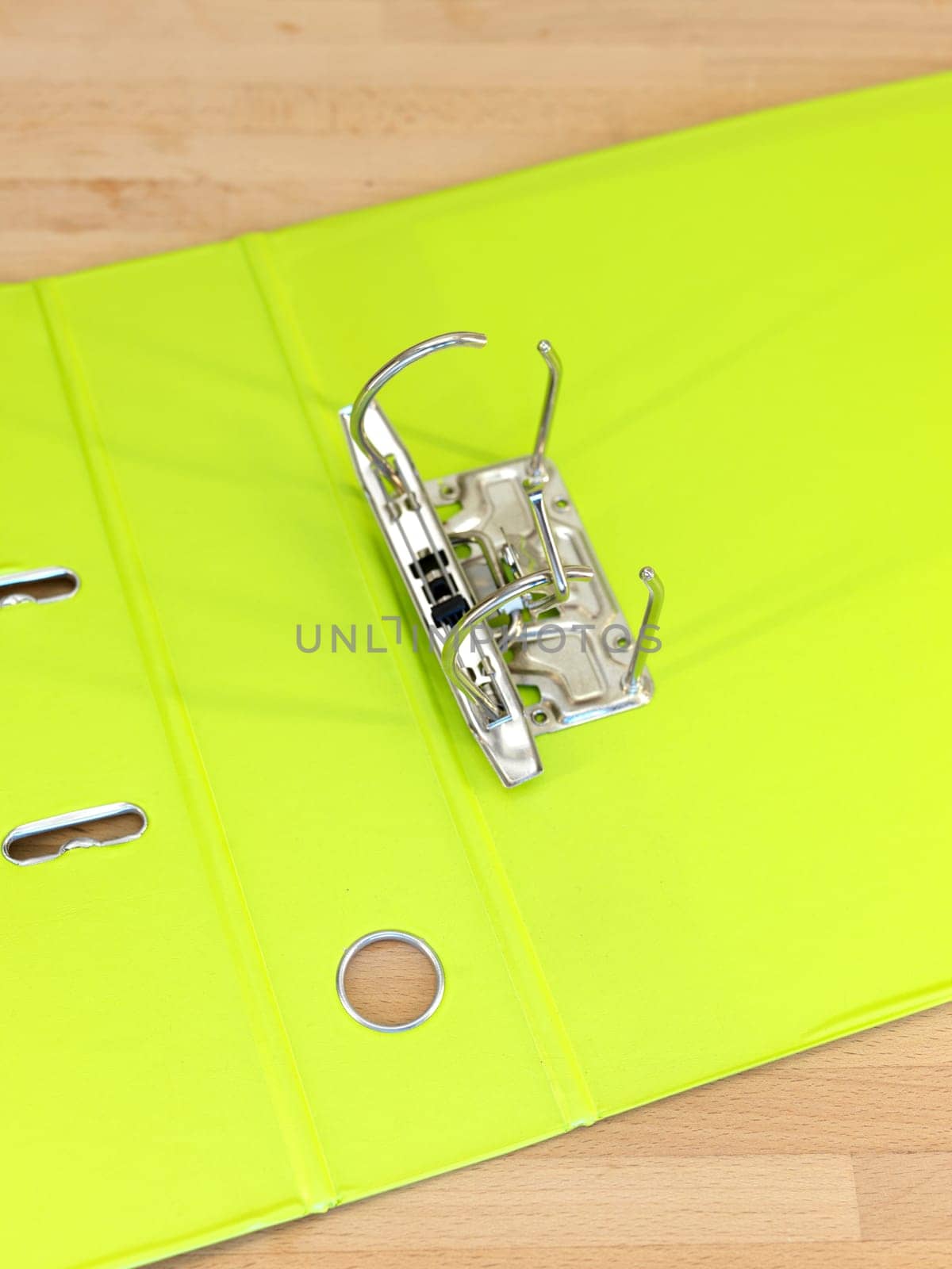 A close up shot of an A4 ring binder