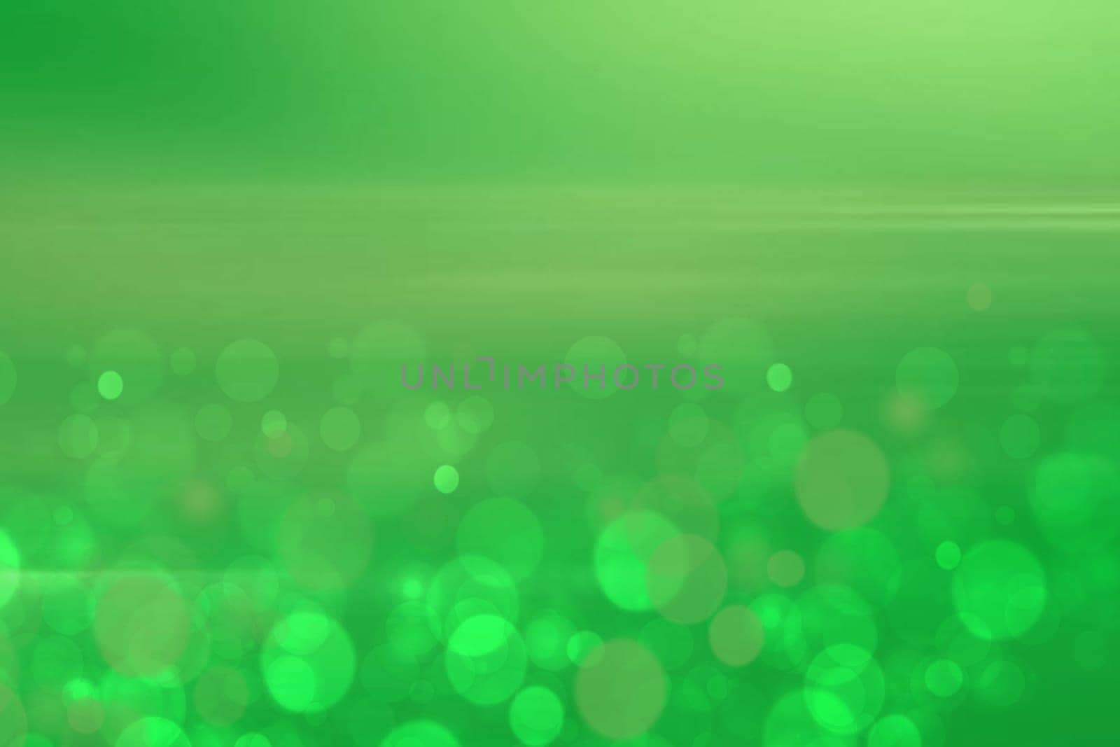 Abstract bright spring or summer landscape texture with natural green bokeh lights and flowers and sunny rays. Spring or summer background with copy space. Beautiful backdrop.