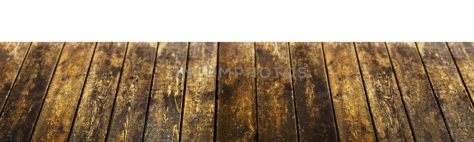 Grange wooden parallel planks in perspective