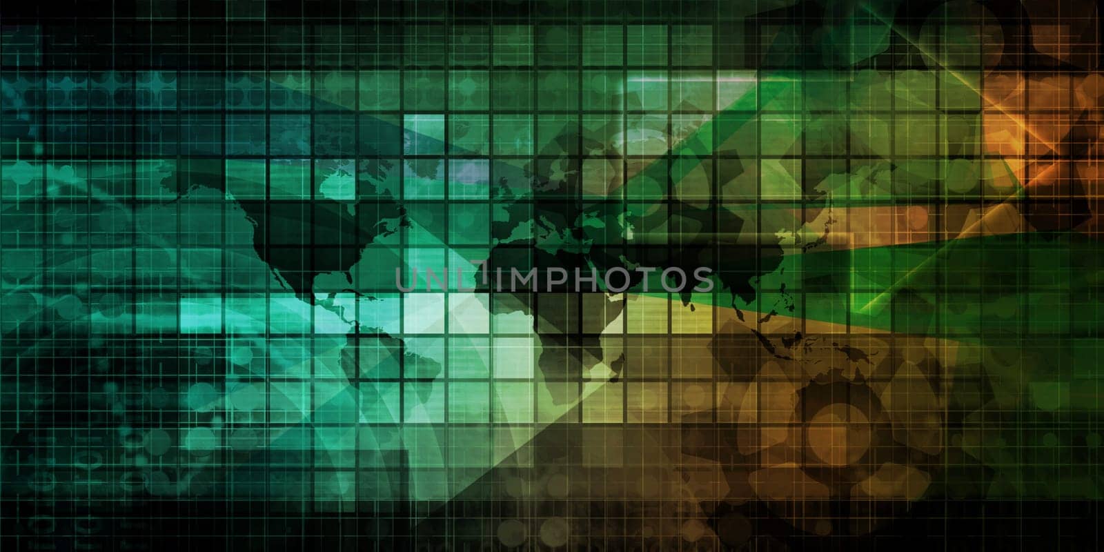 Technology Abstract Background for Presentation as Concept