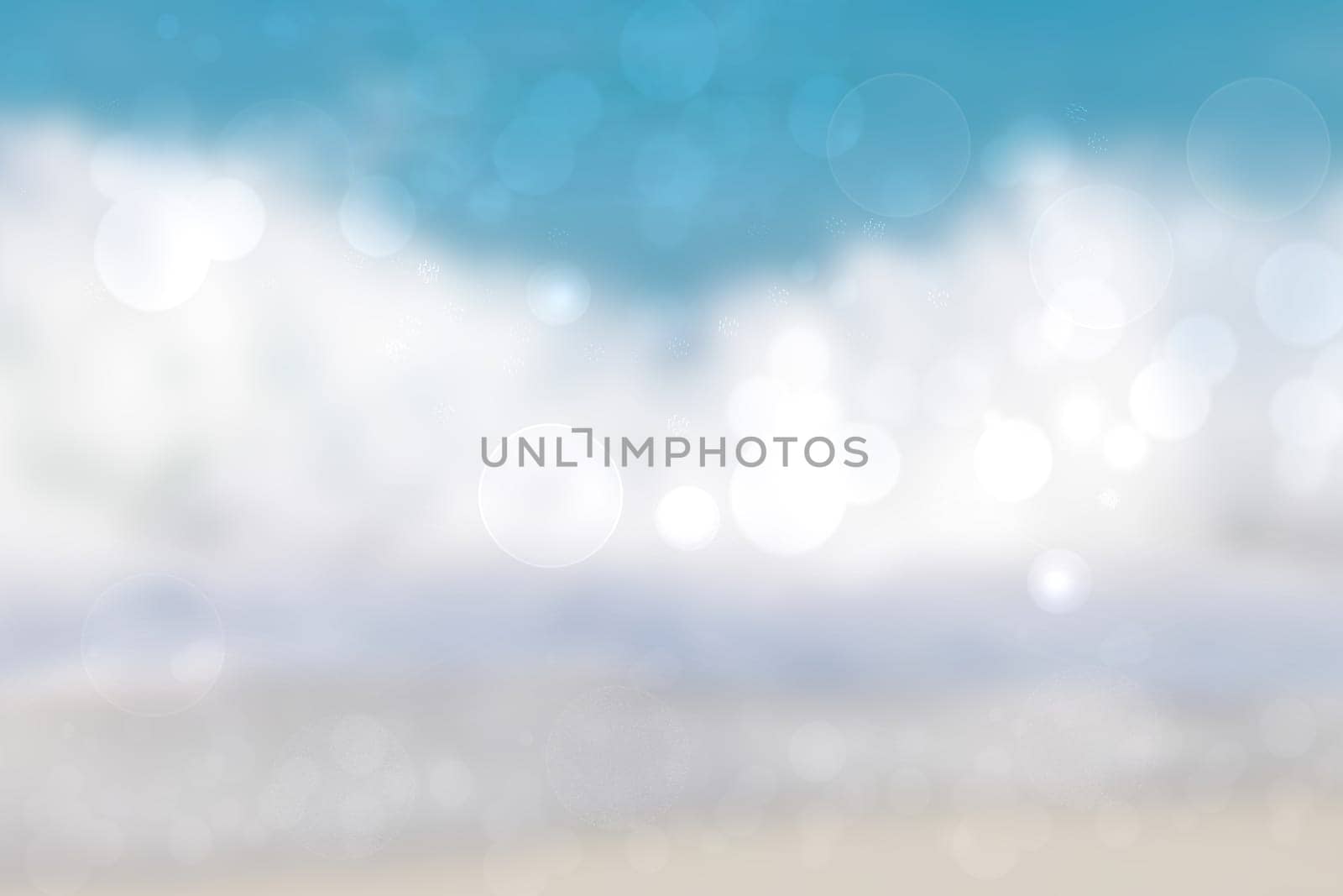 Abstract ocean background. Abstract ocean background. Abstract bright blue turquoise tropical ocean with big white foamy waves and light blue sky. Beautiful backdrop for summer holidays and travel advertising.