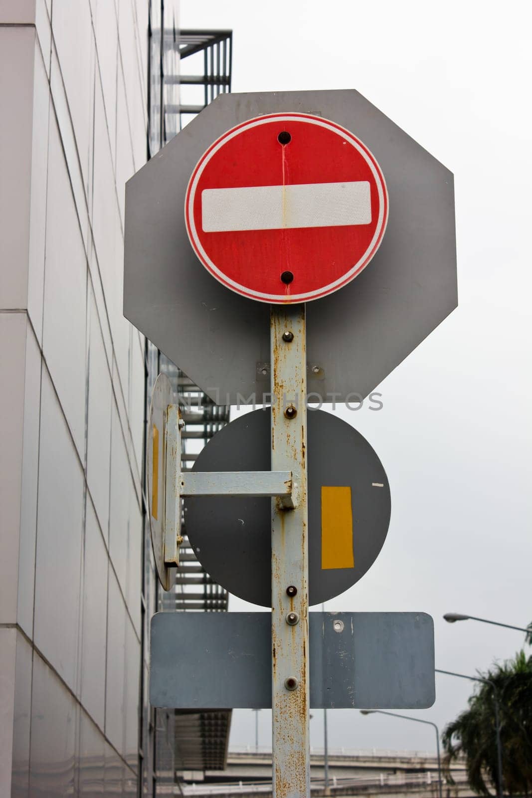 traffic Signs safety transportation on the road
