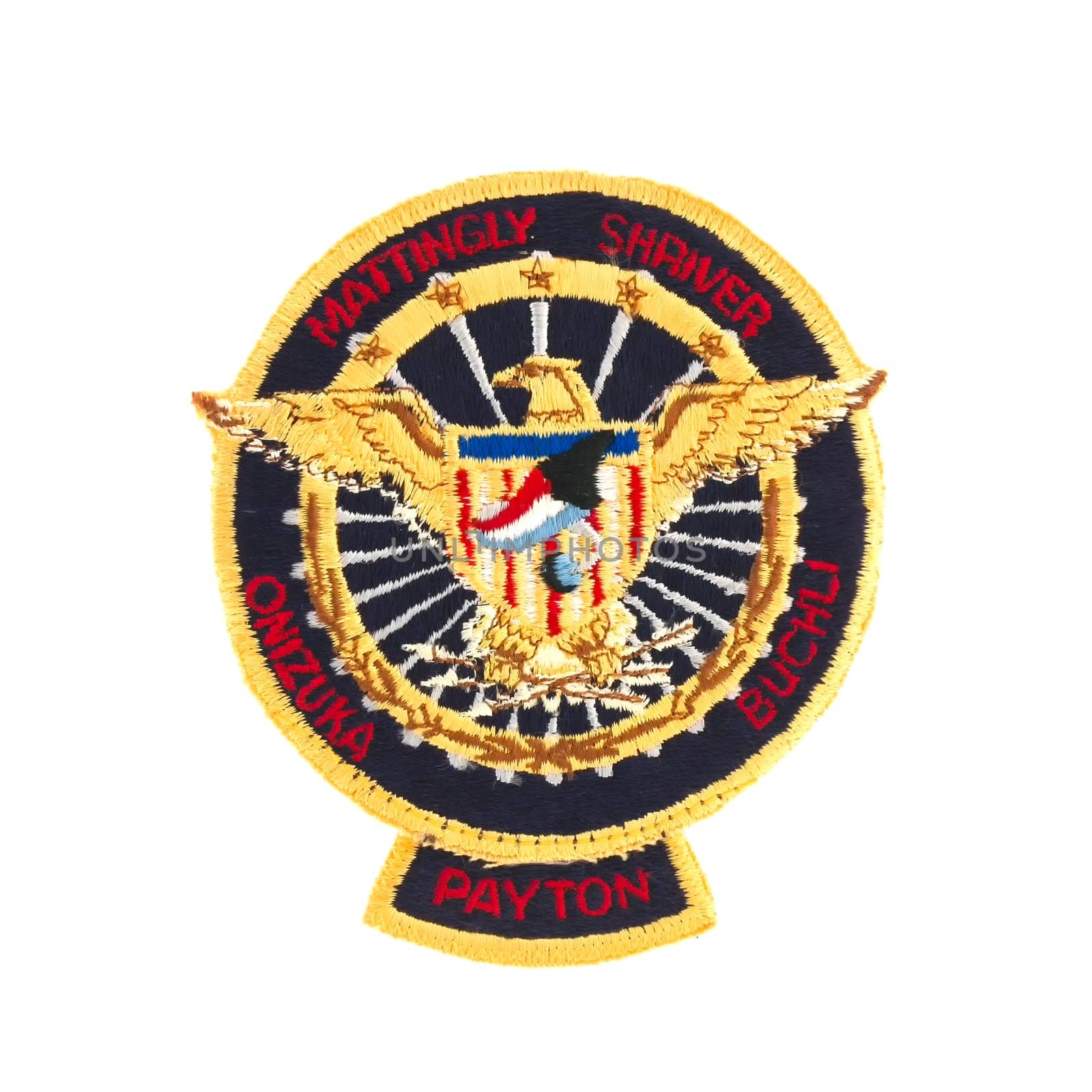 SWINDON, UK - FEBRUARY 23, 2014: Mission Badge from the STS-51 Space Shutle