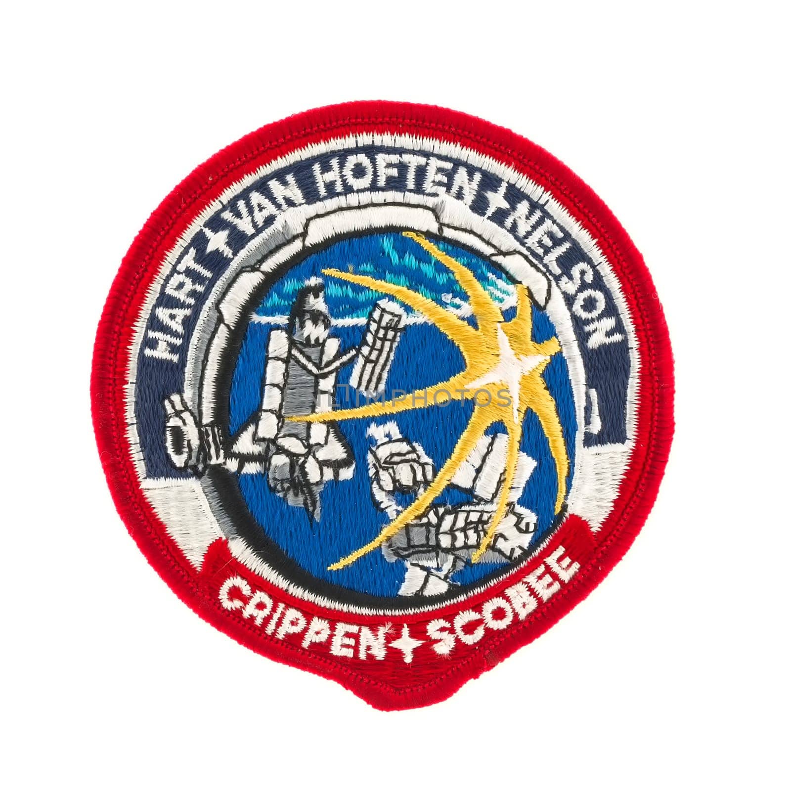 SWINDON, UK - FEBRUARY 23, 2014: Mission Badge from the STS-41C Space Shutle