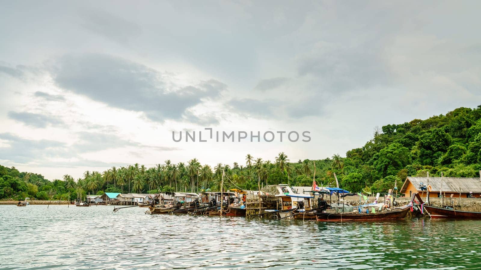 Muslim fishing village on Ko Yao Yai island in the Andaman Sea, Thailand