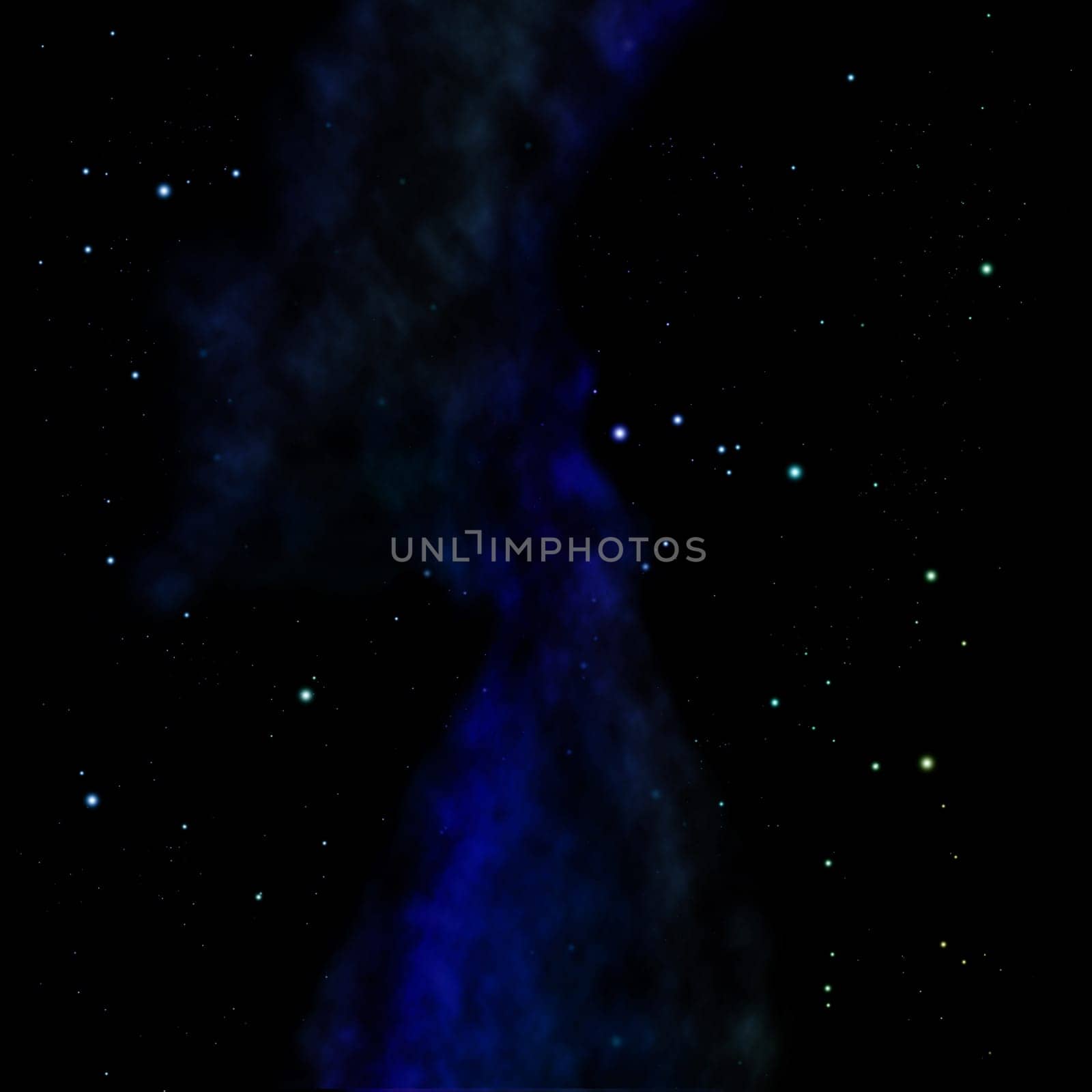 Star field and distant cold space nebula. "Elements of this image furnished by NASA""."
