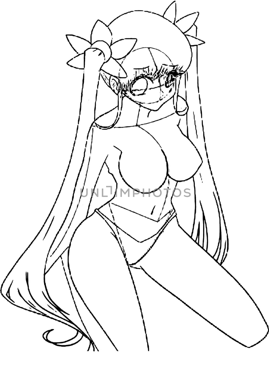 Tutorial of drawing a female body. Drawing the human body, step by step lessons. Female breast drawing tutorial. Drawing a woman's body with an emphasis on breasts.