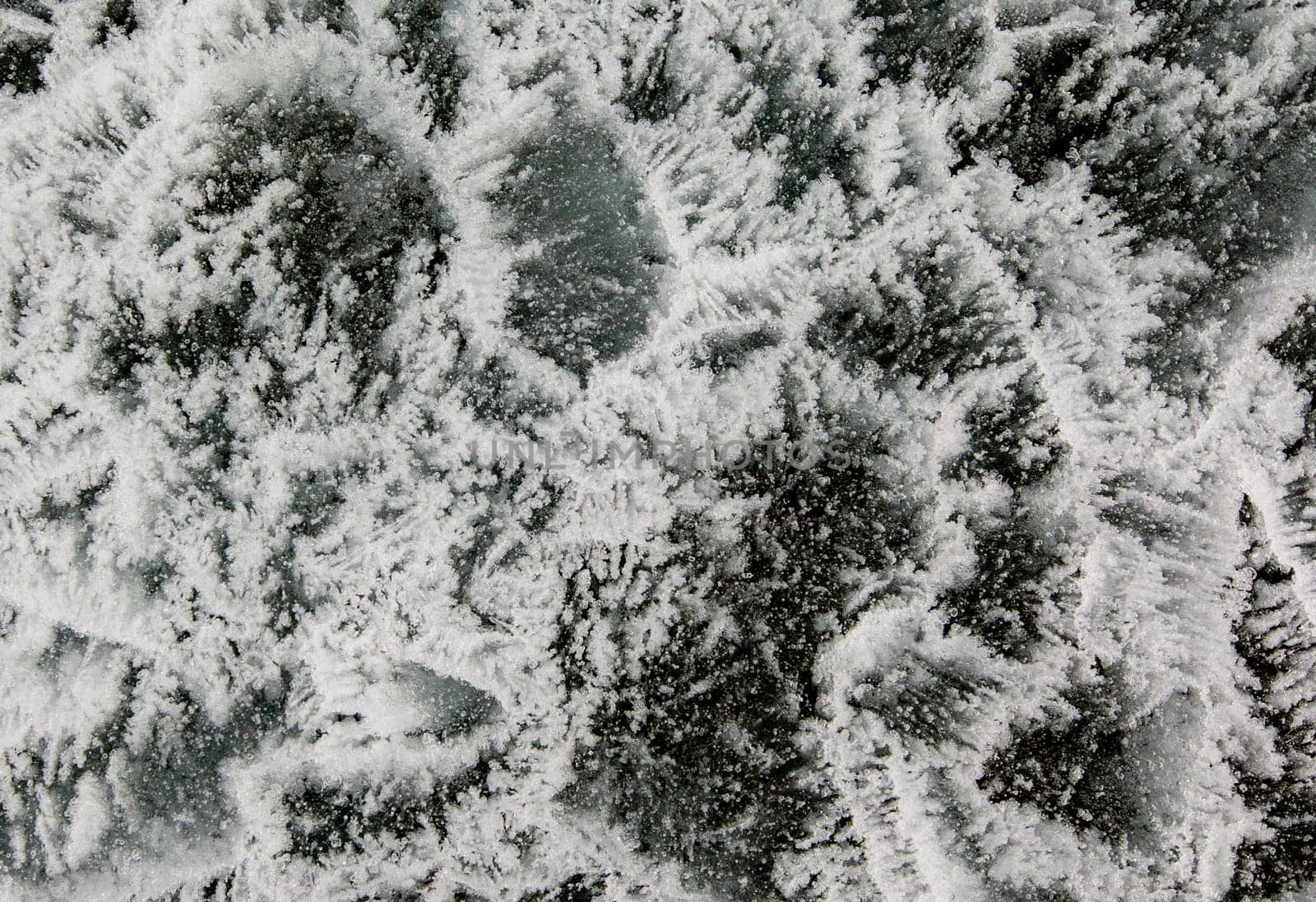 Background texture of bubbles in ice sheet