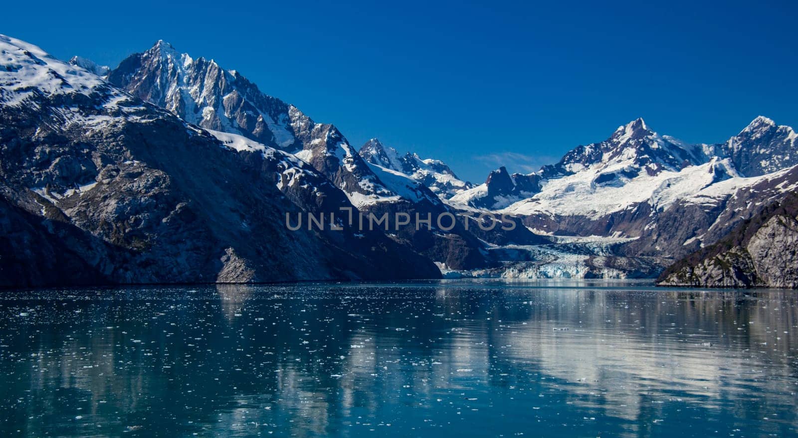Approaching Glacier Bay in Alaska