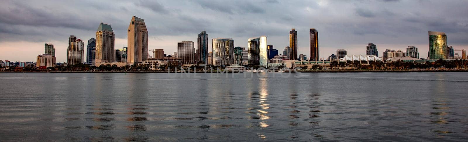 Evening Falls on San Diego as viewed from Coronado Ferry Crossing