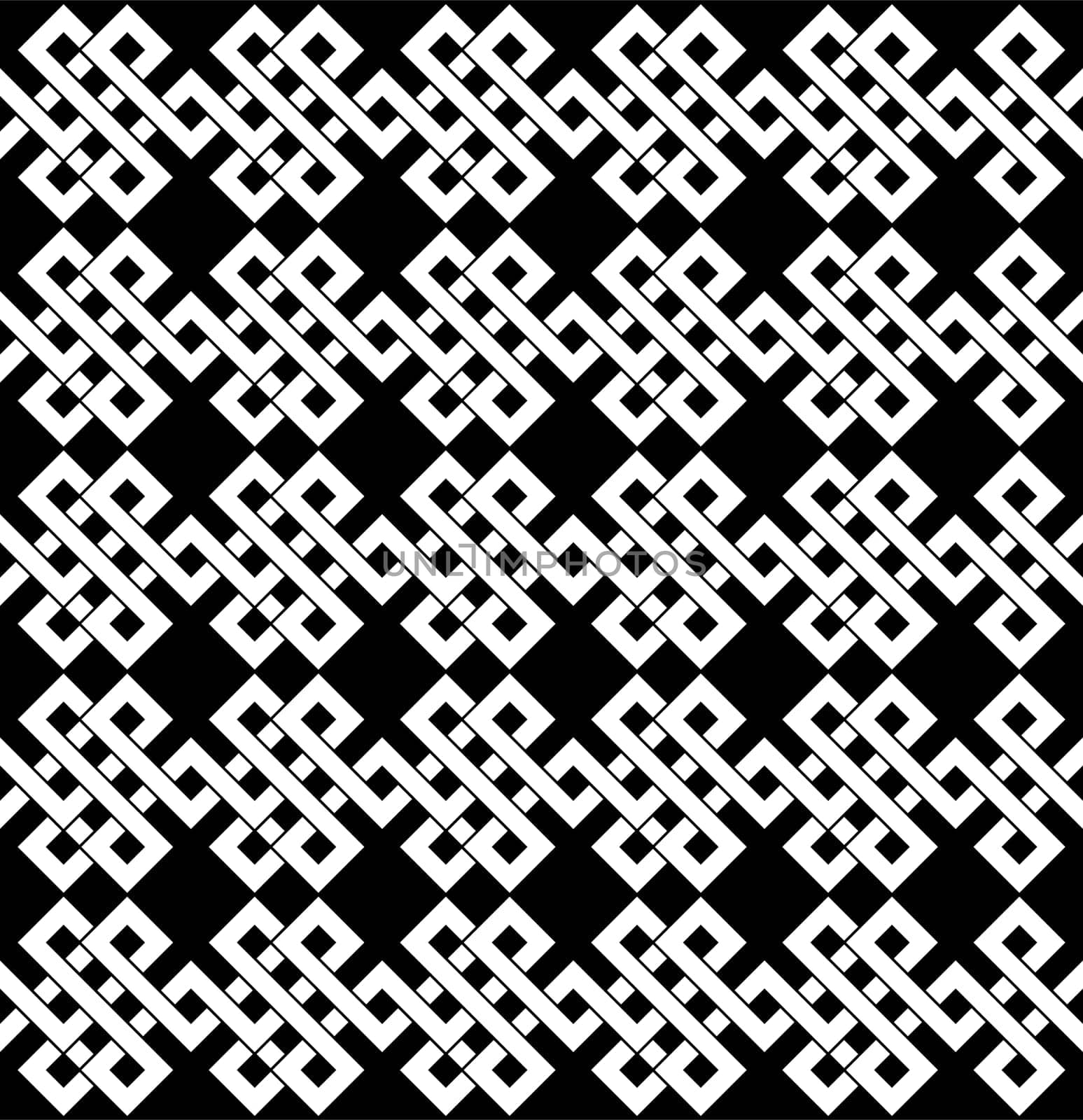 Typical egyptian, assyrian and greek motives. Greek key. Arabic geometric texture. Islamic Art. Abstract geometric. Vector and illustration.