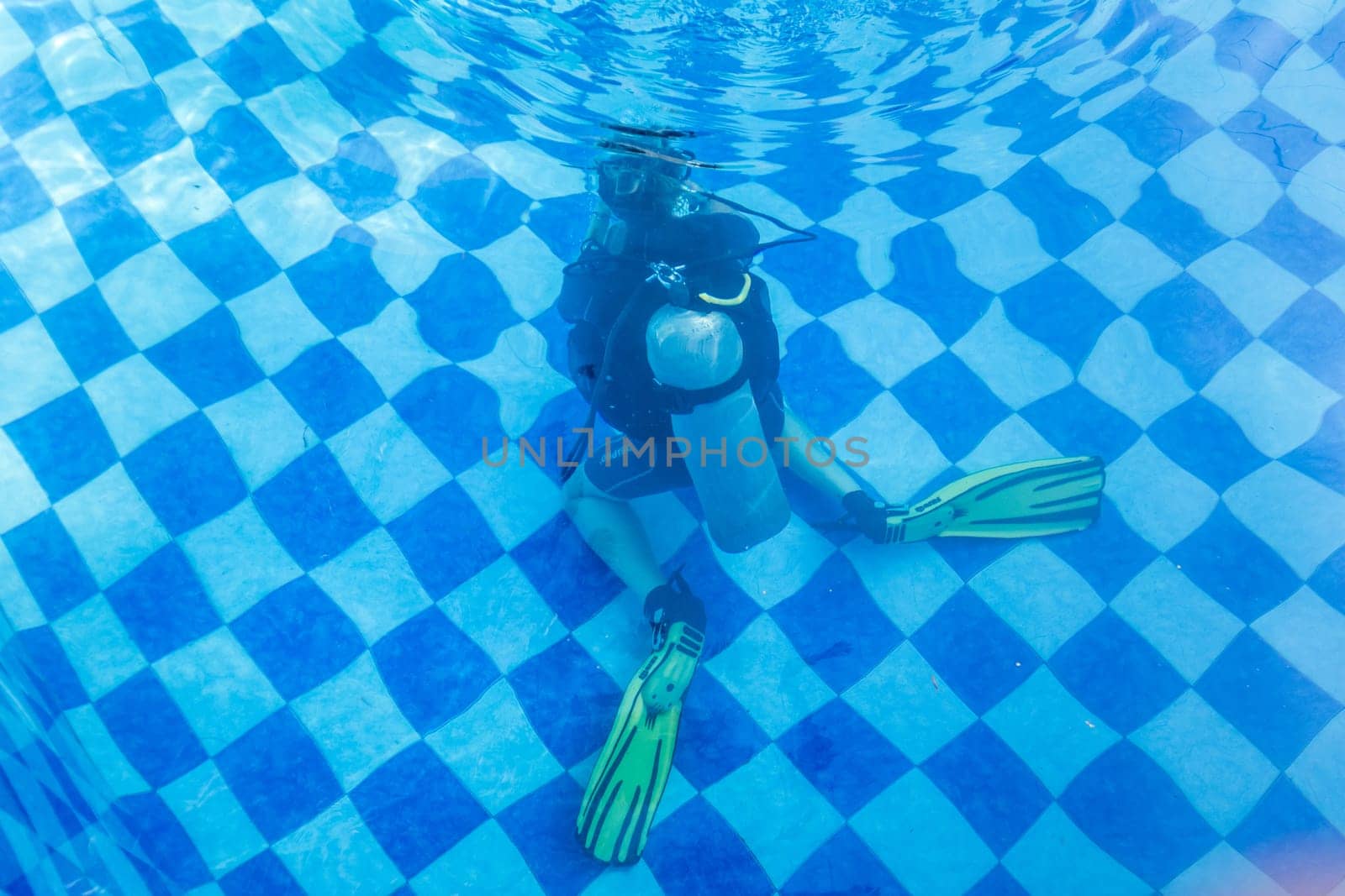 Learning to Scuba Dive in a Swimming Pool.