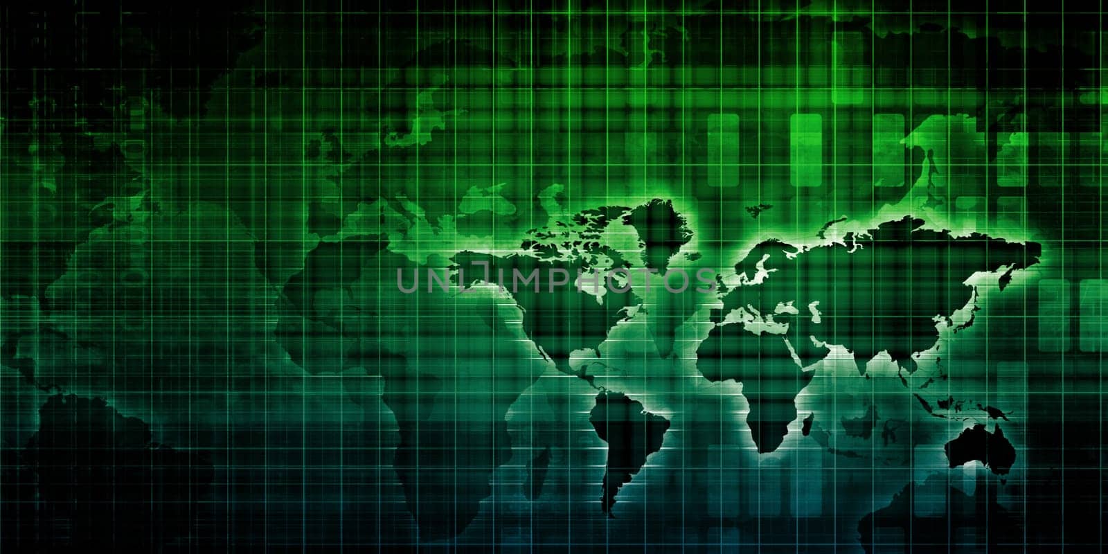 Global Company Presentation Background as a Concept