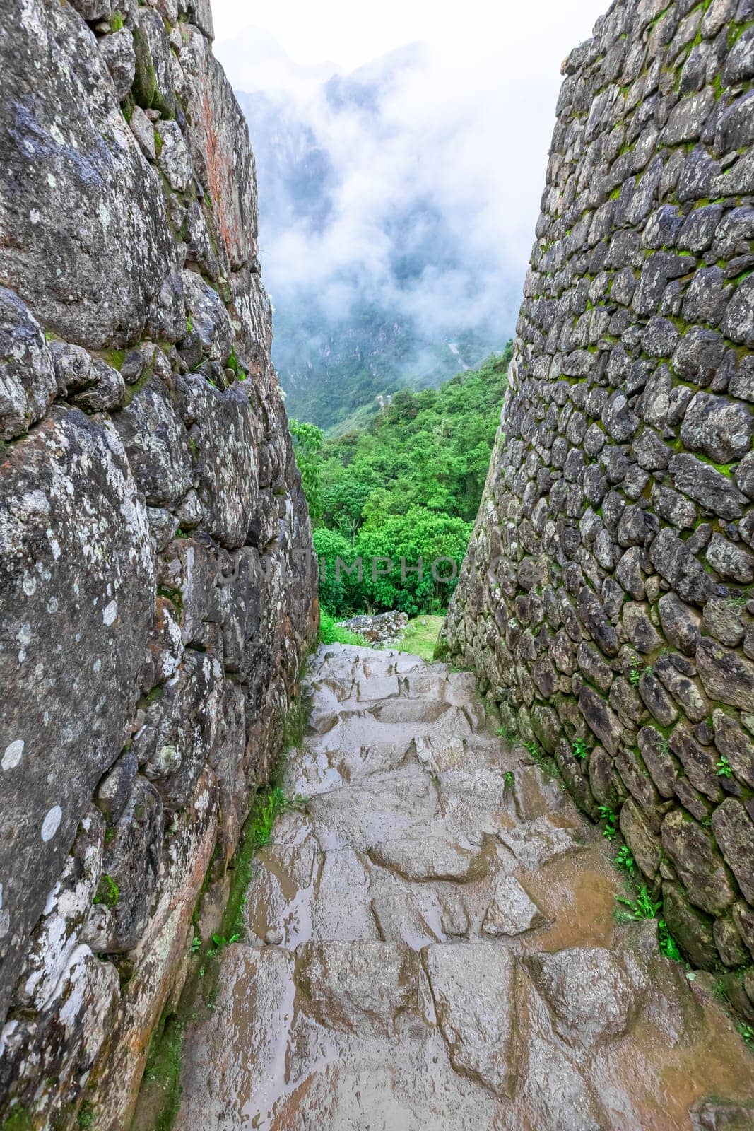 Machu Picchu, a Peruvian Historical Sanctuary. One of the New Seven Wonders of the World. Cuzco.